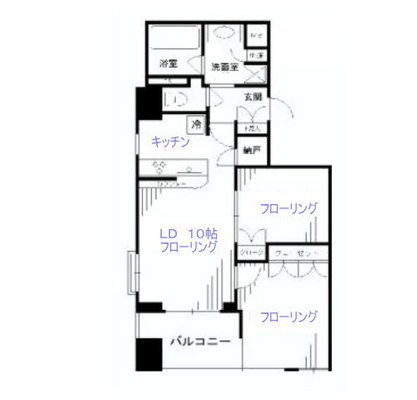 東京都足立区千住仲町 賃貸マンション 2LDK