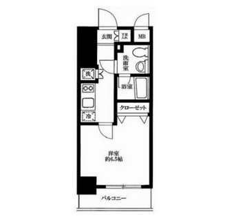 東京都台東区日本堤２丁目 賃貸マンション 1K